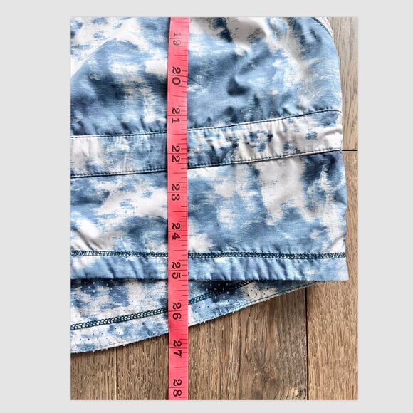 Lululemon Miss Misty II Windbreaker Jacket Size 2 Blue Tie Dye Full Zip Hoodie - Picture 10 of 11